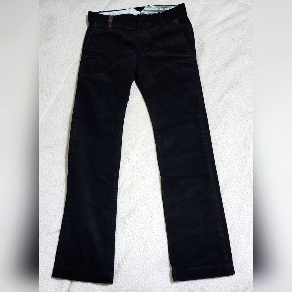 Diesel Industry Pants Men 28 actual(30) Black Corduroy CiG One 97 Slim Fit Pants